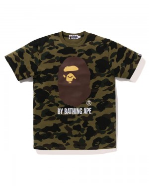 Bape 1st By Bathing Ape Miesten T Paidat Vihreä | ERP-506318