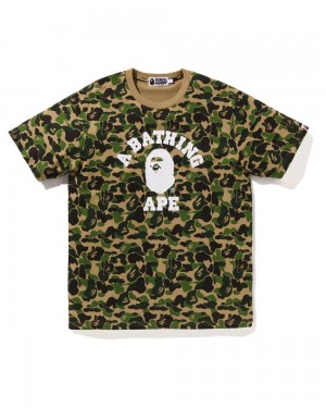 Bape ABC College Miesten T Paidat Vihreä | KXP-513468