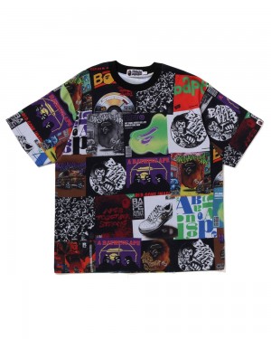 Bape Album Monogram Miesten T Paidat Monivärinen | OTY-508971