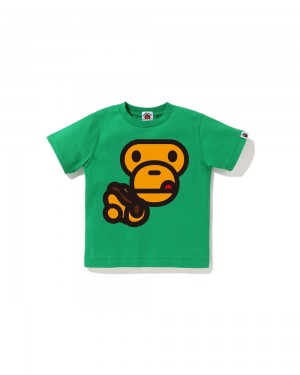 Bape Baby Milo Face Hot Dog Lasten Topit Turkoosi | JGB-957306