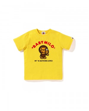 Bape Baby Milo Ice Cream #2 Lasten Topit Keltainen | PNW-963158