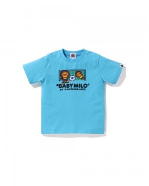 Bape Baby Milo Soccer Lasten Topit Sininen | LZH-352610