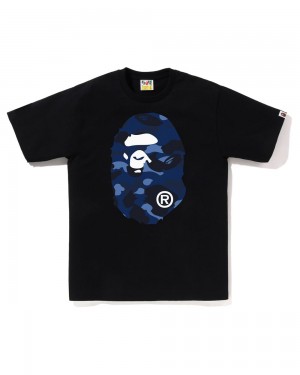 Bape Big Ape Head Miesten T Paidat Mustat | CKY-902534