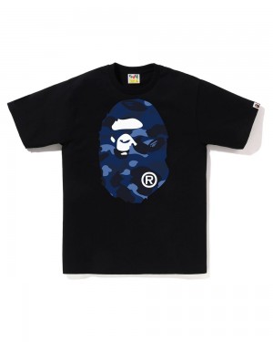 Bape Big Ape Head Miesten T Paidat Mustat | SCB-539061