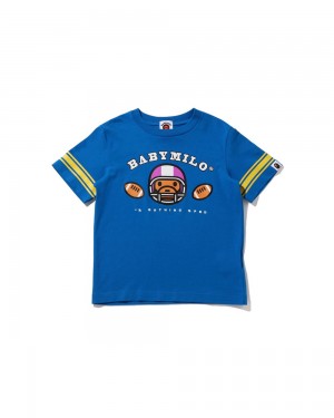 Bape Football Baby Milo Lasten Topit Sininen | TJR-148302