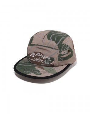 Bape Layered Line Jet Miesten Hatut Harmaat Ruskea | ZLN-804923