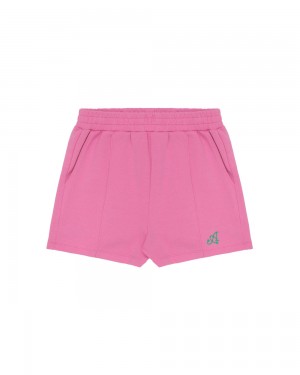 Bape Logo track Naisten Shortsit Pinkki | ELV-140938