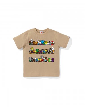 Bape Milo A To Z Hoop Lasten Topit Beige | EKR-962045