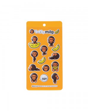 Bape Milo & Banana sticker pack Miesten Muut Tarvikkeet Oranssi | FGB-028916