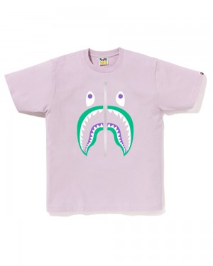 Bape Shark Miesten T Paidat Violetit | FPA-107543