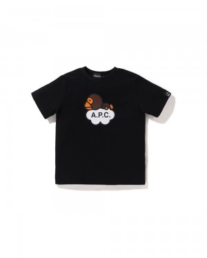 Bape X A.P.C. Milo Lasten Topit Mustat | KTD-169430