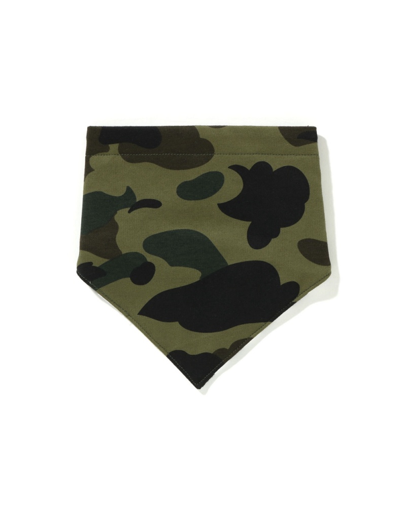 Bape 1st Bandana Bib Lasten Topit Vihreä | UFL-397608