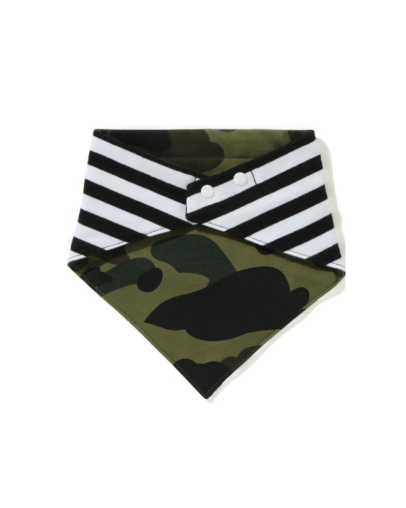 Bape 1st Bandana Bib Lasten Topit Vihreä | UFL-397608