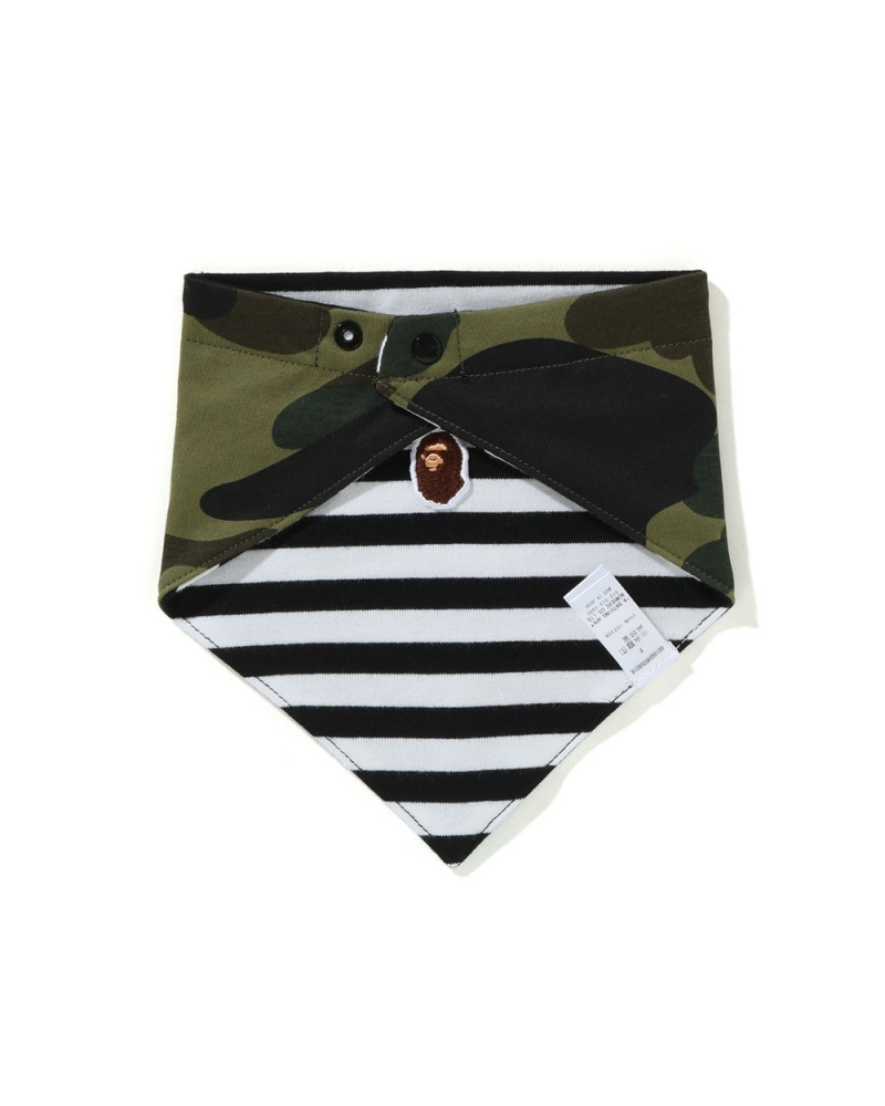 Bape 1st Bandana Bib Lasten Topit Vihreä | UFL-397608