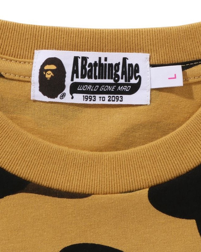 Bape 1st Mini Naisten T Paidat Keltainen | KTD-925701