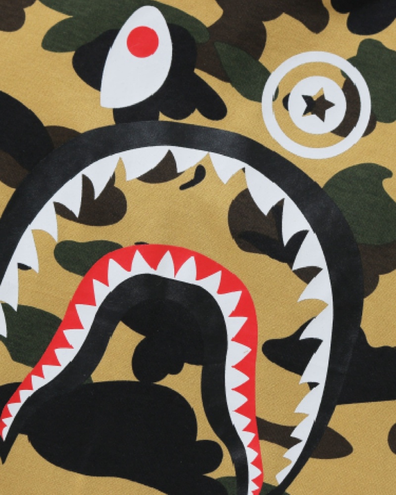 Bape 1st Shark 3/4 Sleeve Lasten Topit Keltainen | GAK-274063