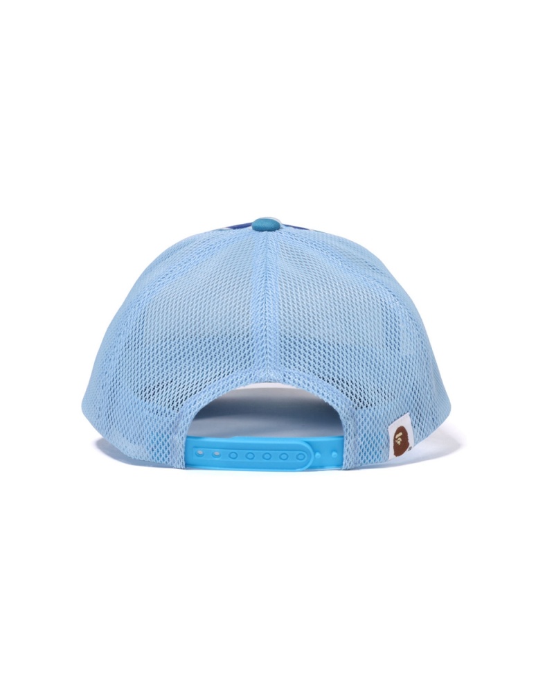 Bape ABC Ape Face Mesh Miesten Hatut Vaaleansininen | QTI-570169