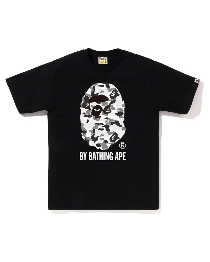 Bape ABC By Bathing Ape Miesten T Paidat Mustat | TUO-127569