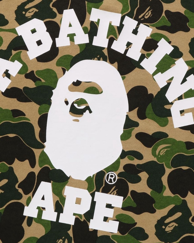 Bape ABC College Miesten T Paidat Vihreä | KXP-513468