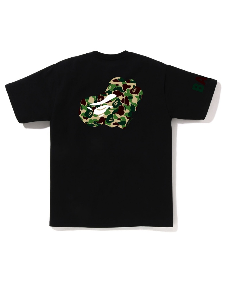 Bape ABC Miesten T Paidat Mustat | VJW-213684