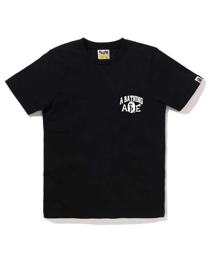 Bape A Bathing Ape #2 Naisten T Paidat Mustat | CTJ-170453