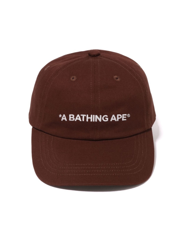 Bape A Bathing Ape 6panel Miesten Hatut Suklaa | LAJ-071654