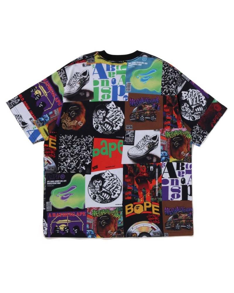 Bape Album Monogram Miesten T Paidat Monivärinen | OTY-508971