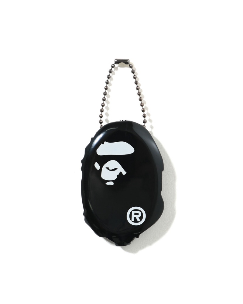 Bape Ape Head Coin case Miesten Muut Tarvikkeet Mustat | WKY-906138