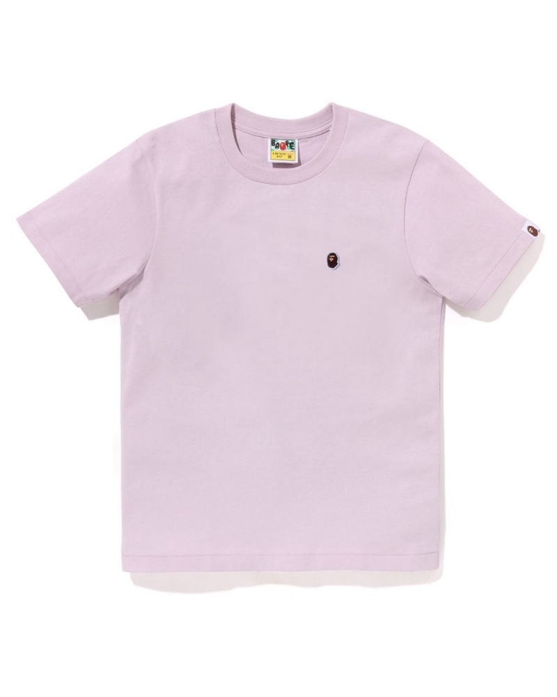 Bape Ape Head One Point #1 Naisten T Paidat Violetit | PEX-853729