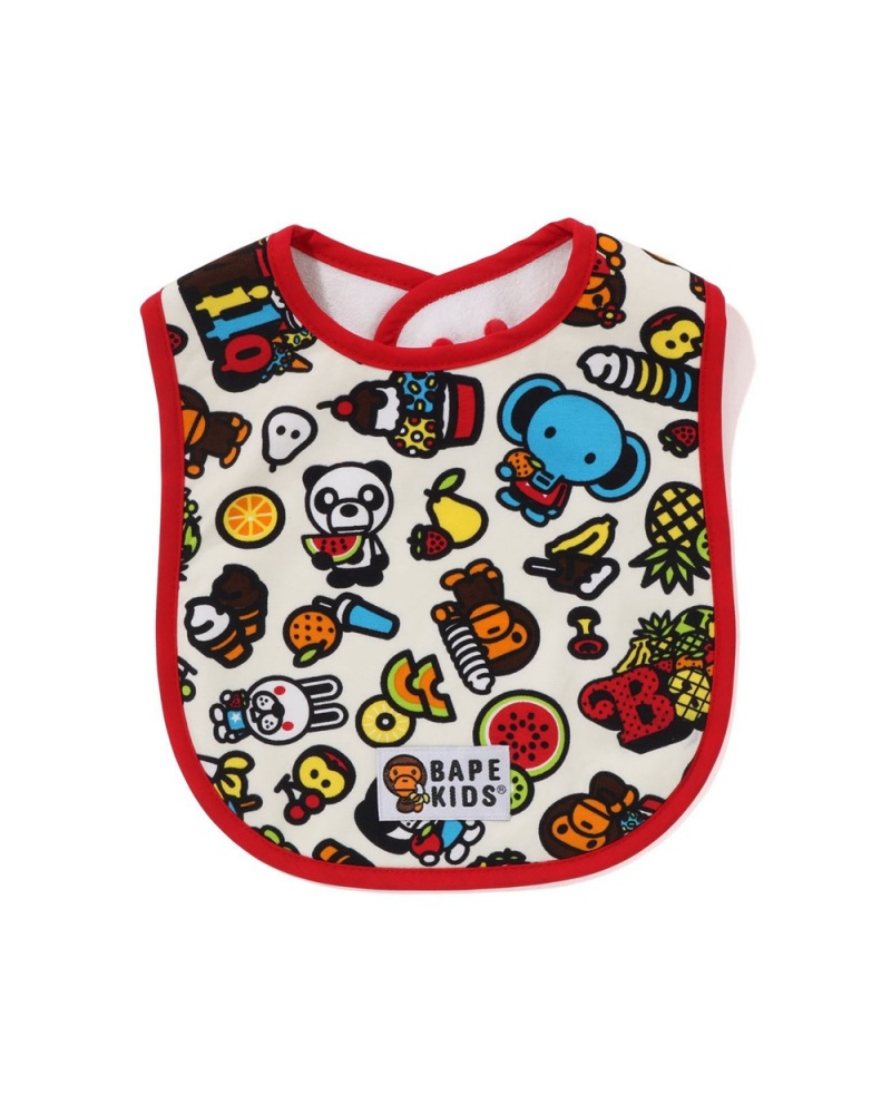 Bape Babies Baby Milo Mixed Fruit Bib Lasten Topit Kerma | TMS-576403