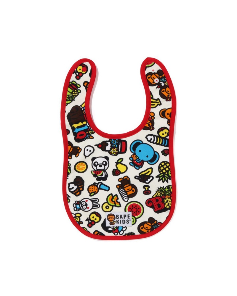 Bape Babies Baby Milo Mixed Fruit Bib Lasten Topit Kerma | TMS-576403