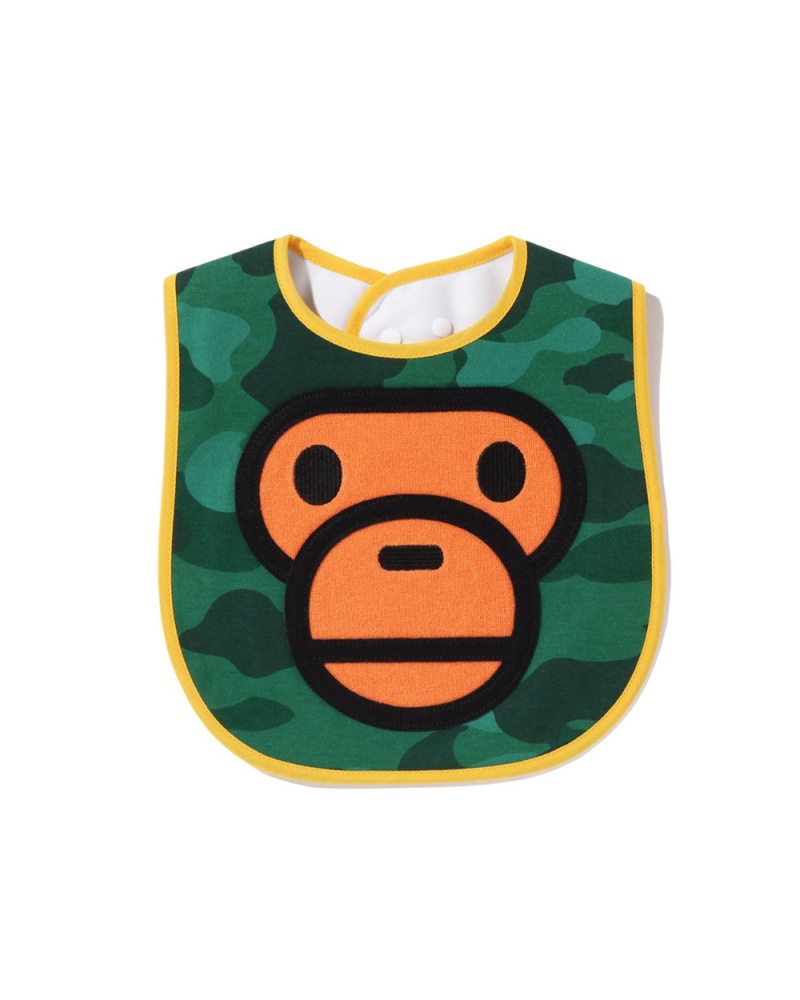 Bape Baby Milo Bib Lasten Topit Syvä Vihreä | ZMD-826035