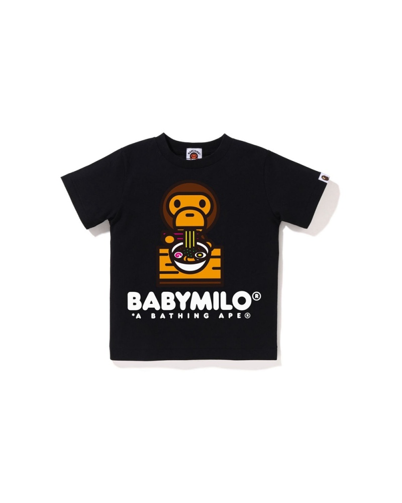 Bape Baby Milo Noodle Lasten Topit Mustat | HYE-906328