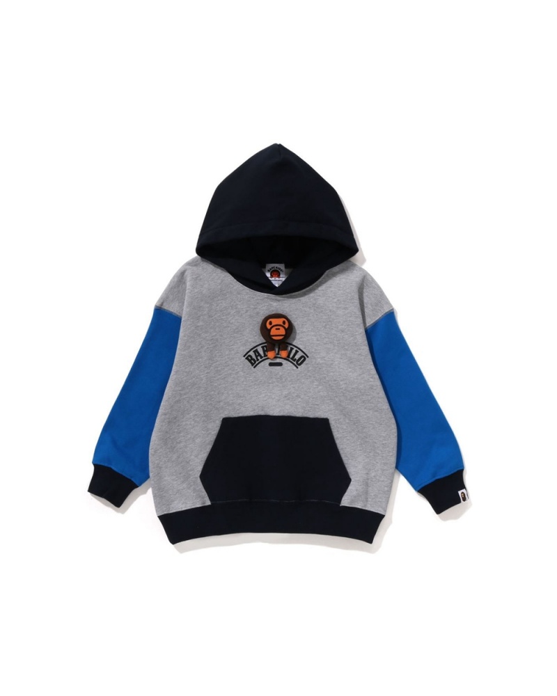 Bape Baby Milo Pullover Hoodie Lasten Topit Harmaat | IHY-214307