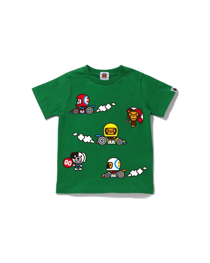 Bape Baby Milo Racing #7 Lasten Topit Vihreä | VOC-369124