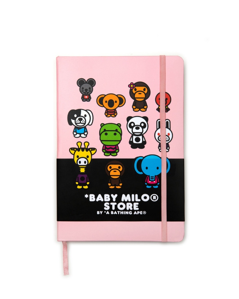 Bape Baby Milo notebook Miesten Muut Tarvikkeet Pinkki | VWQ-680732