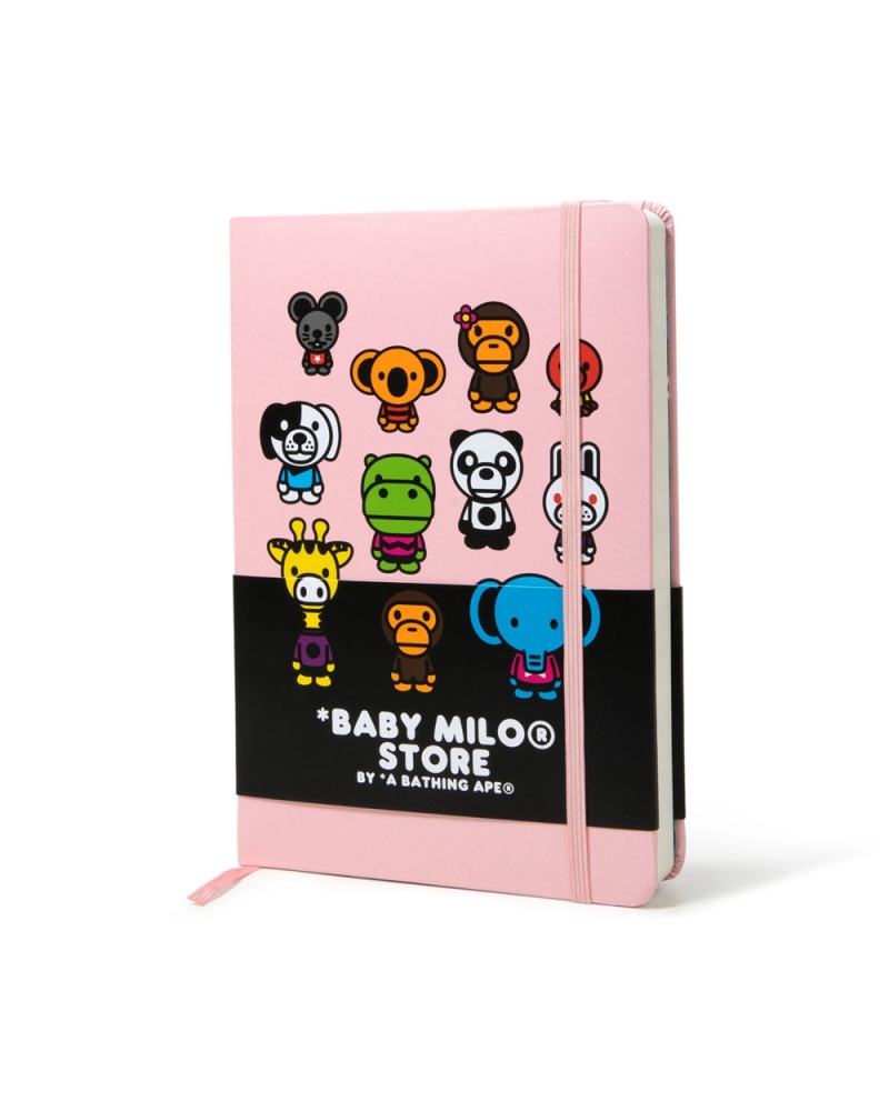 Bape Baby Milo notebook Miesten Muut Tarvikkeet Pinkki | VWQ-680732