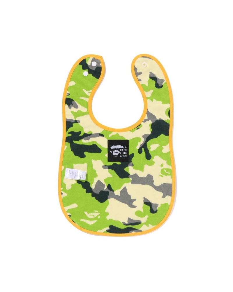 Bape Baby Woodland Milo Fishing Vest Print Reversible Bib Lasten Topit Beige | CER-801495