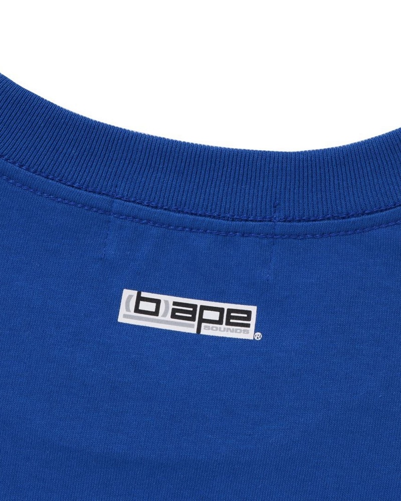 Bape By Bathing Ape Miesten T Paidat Kuninkaallinen Sininen Sininen | IFO-705812