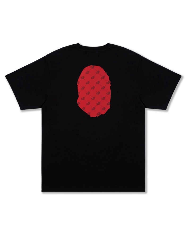 Bape Cloud Head Monogram Big Ape Head Miesten T Paidat Mustat | AZC-386912