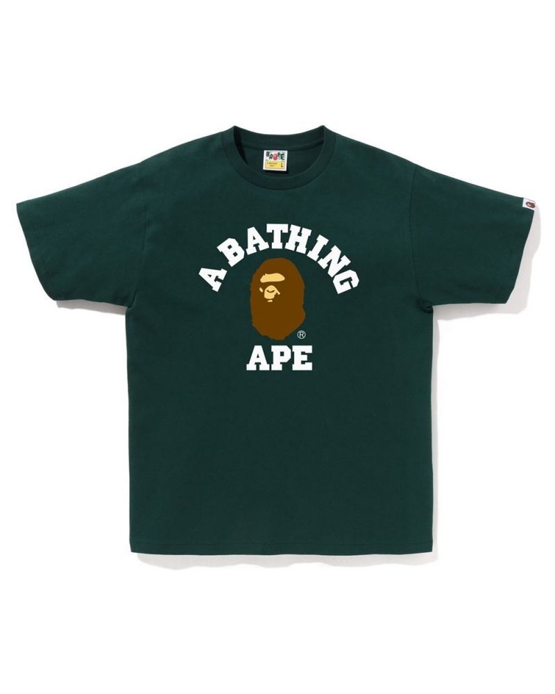 Bape College Miesten T Paidat Vihreä | KVO-023194