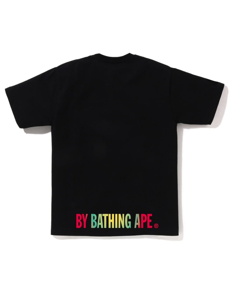 Bape Gradation On Ape Face STA Miesten T Paidat Mustat | FHM-403976