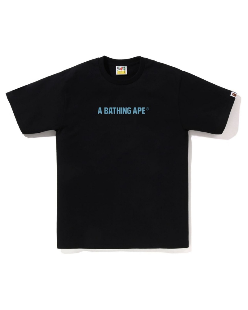 Bape Honeycomb Busy Works Miesten T Paidat Mustat | KCZ-154603