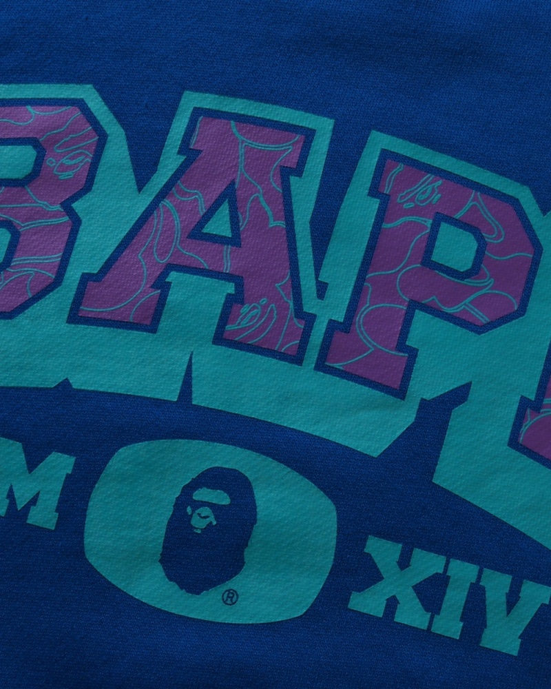 Bape Line Crewneck Lasten Topit Kuninkaallinen Sininen Sininen | ODB-810495