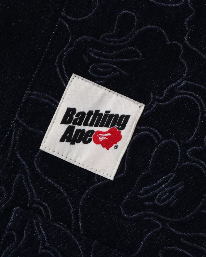 Bape Line Patch Työ Miesten Takit Laivastonsininen Sininen | ZGQ-974526