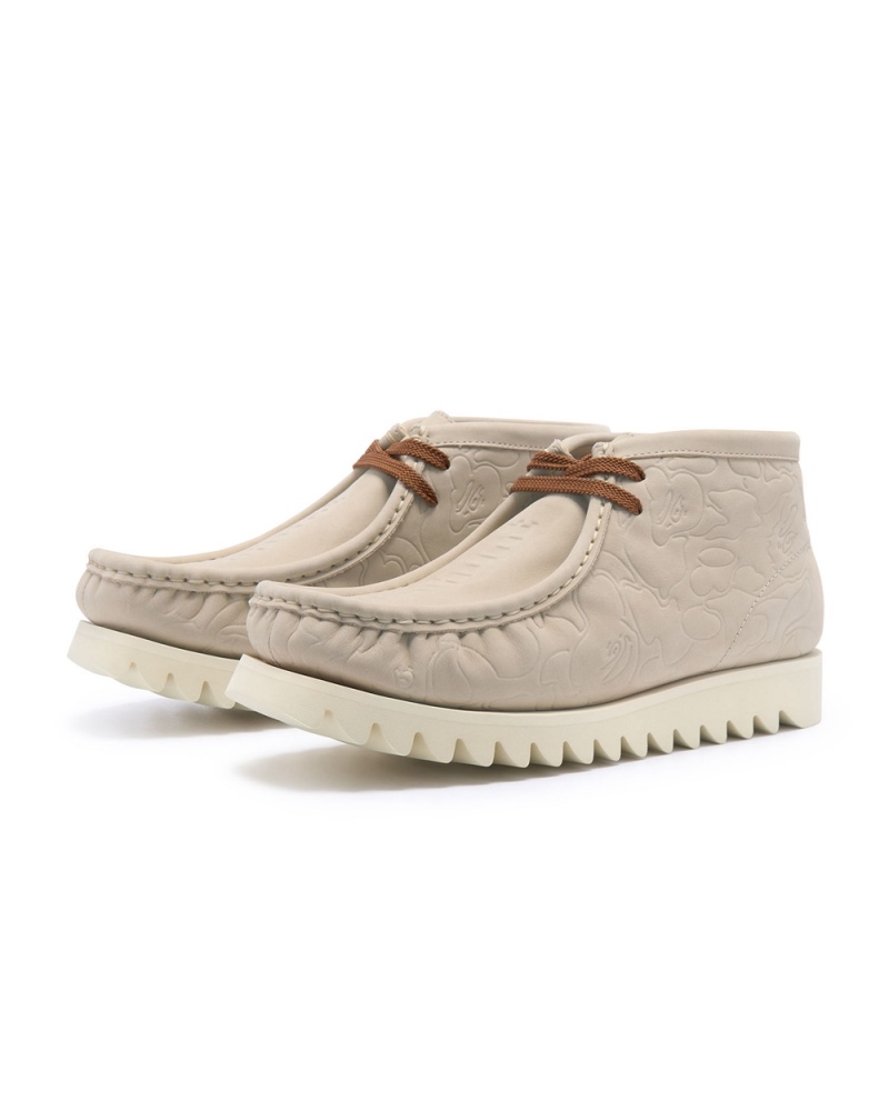 Bape Manhunt #1 Miesten Saappaat Beige | SVN-192568