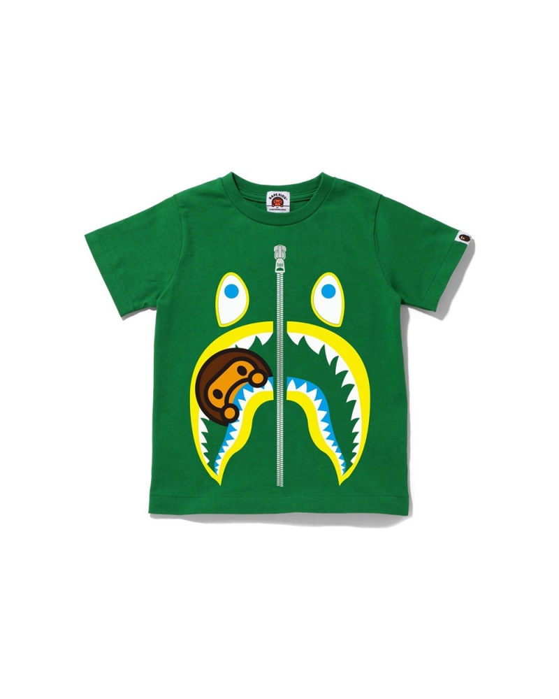 Bape Milo Shark Lasten Topit Vihreä | RAV-915047