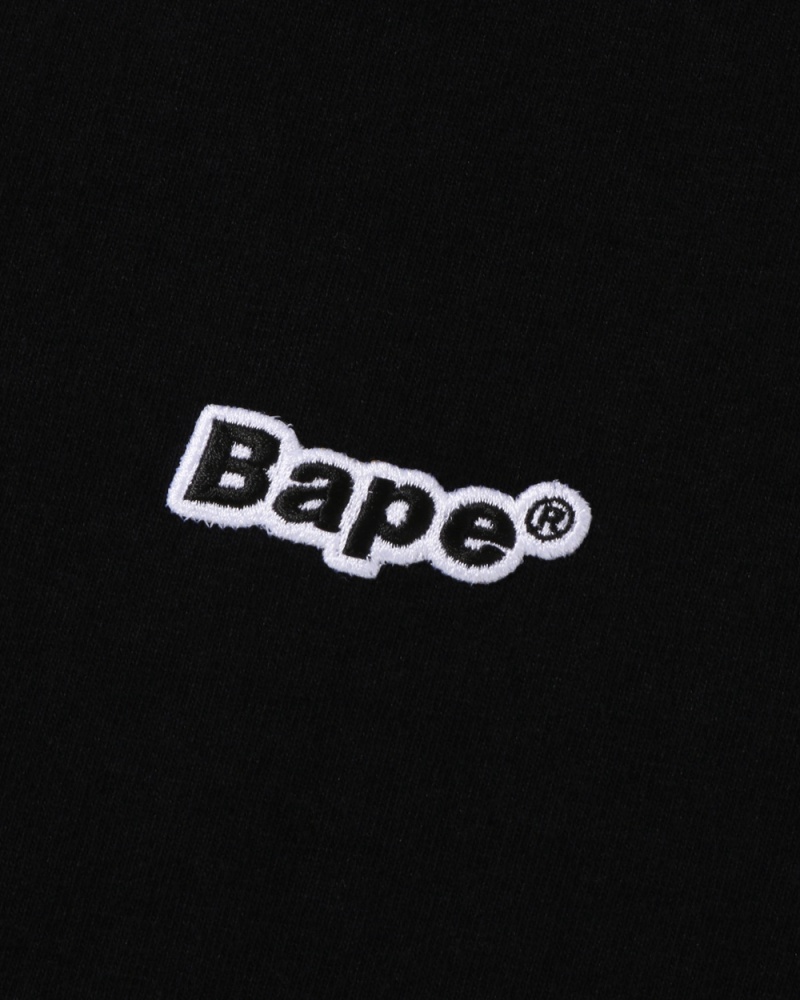 Bape One Point Relaxed Fit Miesten T Paidat Mustat | TZB-624591