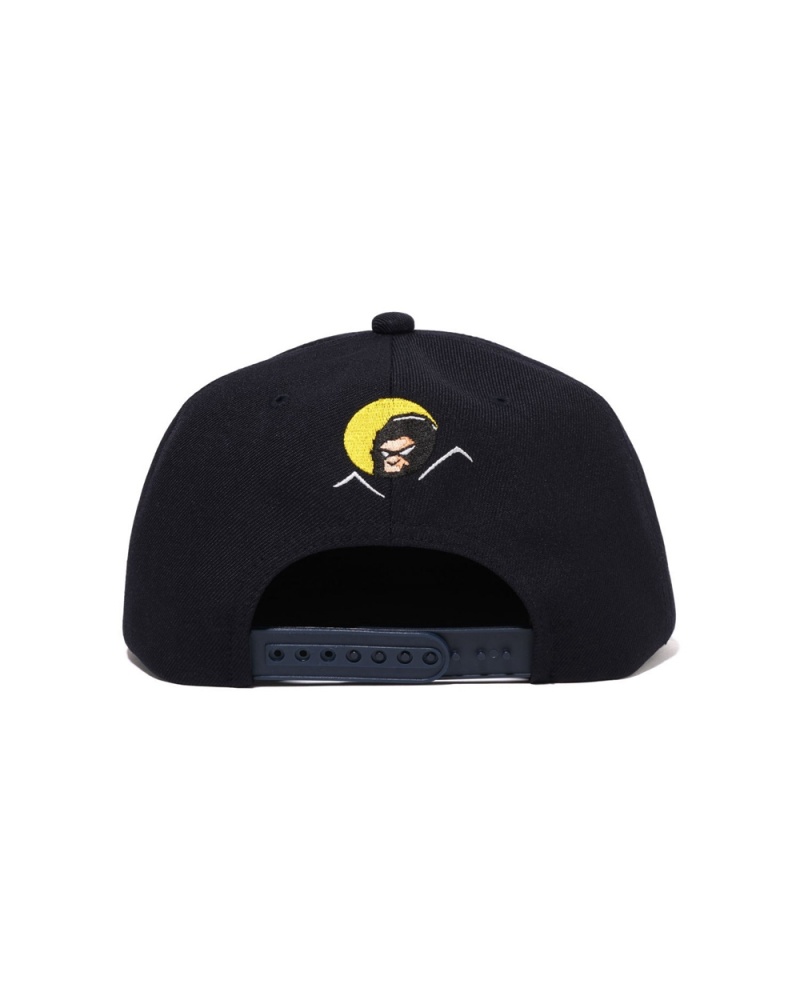 Bape Shadow Snap Back Miesten Hatut Laivastonsininen Sininen | FNE-387420