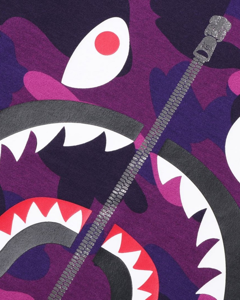 Bape Shark L/S Lasten Topit Violetit | HZV-634210